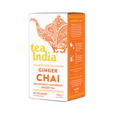 Tea India Ginger Chai (40 Bags)